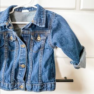 SOLD Toddler Dark Wash Wrangler Jean Jacket